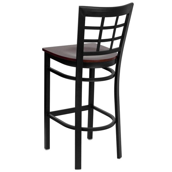 Restaurant Stool, Window Back, Mahgny Sea
