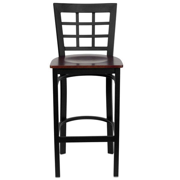 Restaurant Stool, Window Back, Mahgny Sea