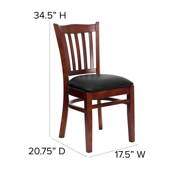 Restaurant Chair, 20-3/4