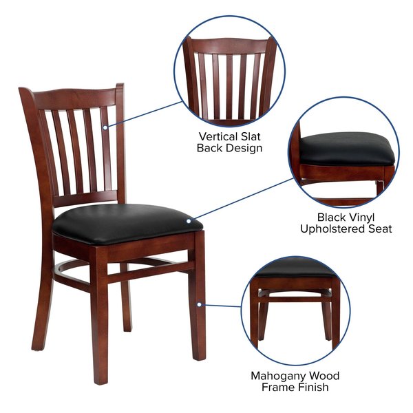 Restaurant Chair, 20-3/4