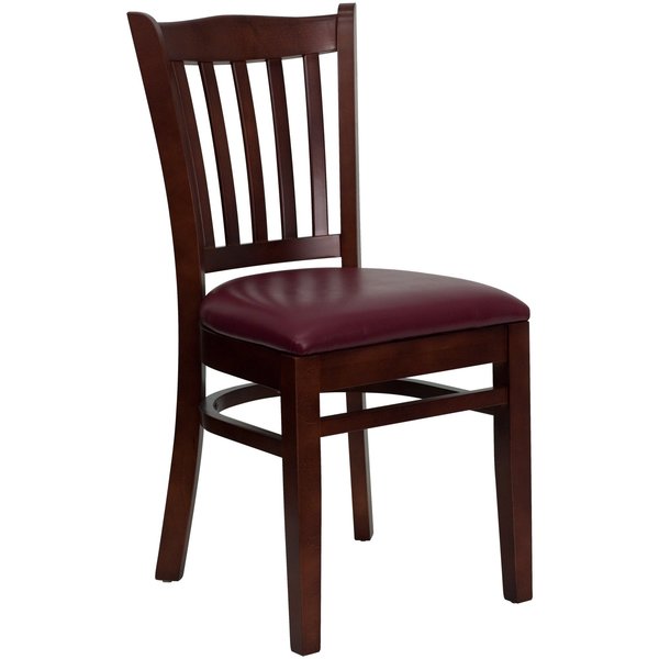 BurgundyRestaurant Chair, 20-3/4
