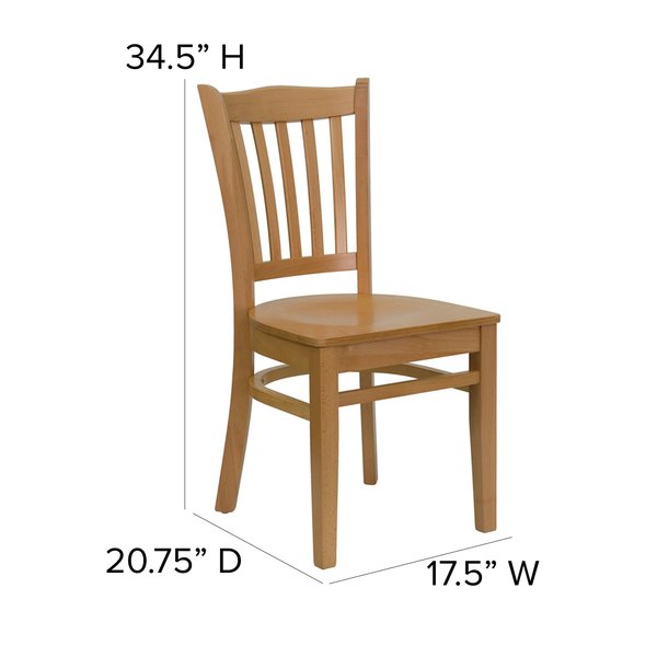 Restaurant Chair, 20-3/4