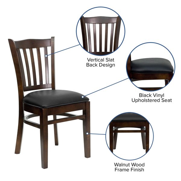 Restaurant Chair, 20-3/4