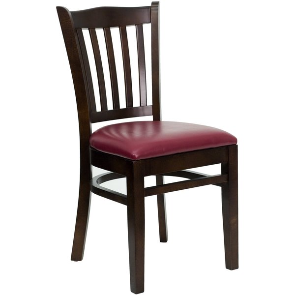BurgundyRestaurant Chair, 20-3/4