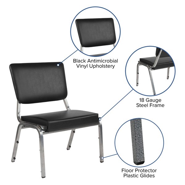 Medical Waiting Room Chair, 23-1/2