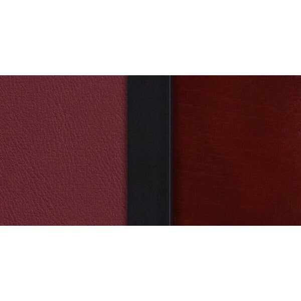 Stool, 4 Sqr Back, Blk/Mahogany, Burg Seat