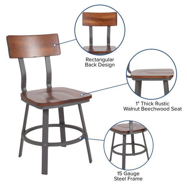Restaurant Chair, 22-1/4