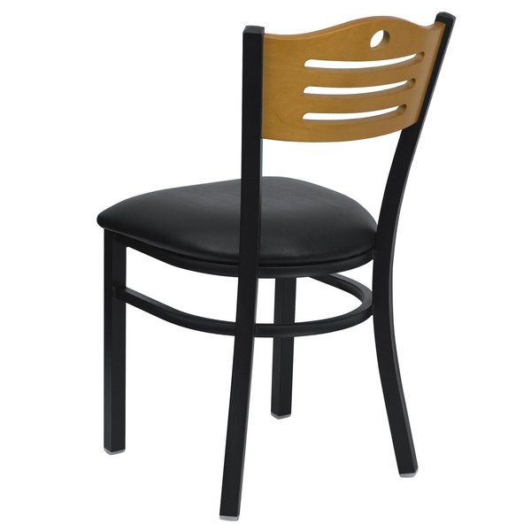 BlackRestaurant Chair, 21-1/2