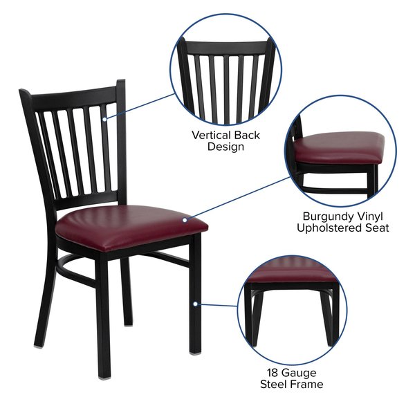 Restaurant Chair, 20-1/4