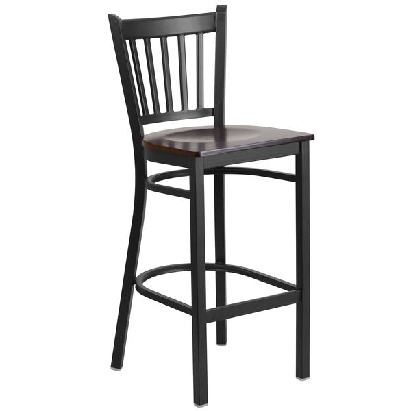 Restaurant Stool, Vertical Back, Wal Seat