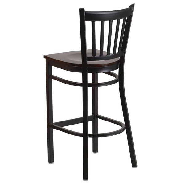 Restaurant Stool, Vertical Back, Wal Seat