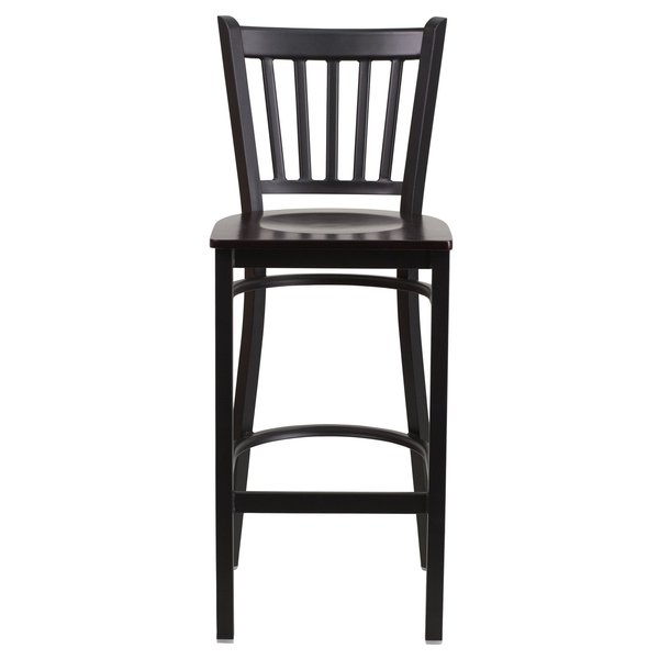 Restaurant Stool, Vertical Back, Wal Seat