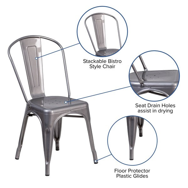 Indoor Stackable Chair, 21