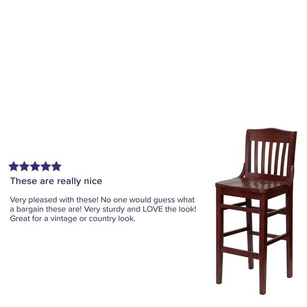 Barstool, Mahogany Wood