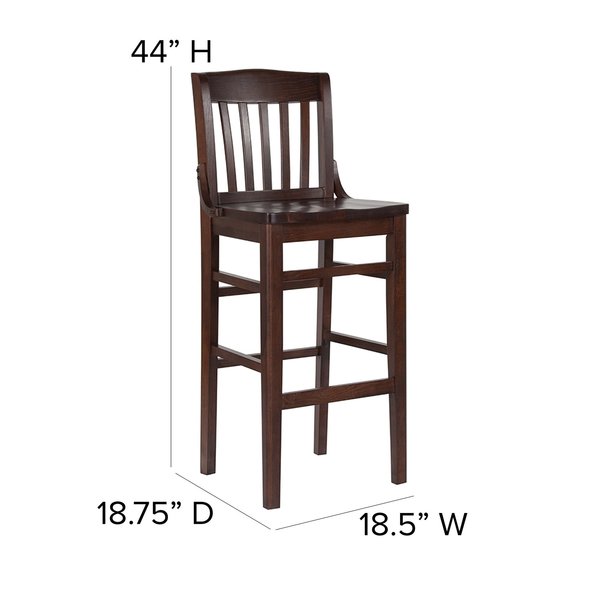 Stool, Hercules, Walnut Wood
