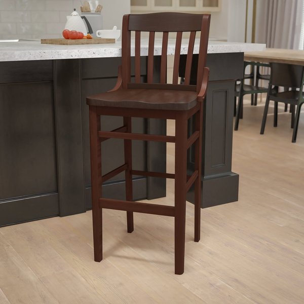 Stool, Hercules, Walnut Wood