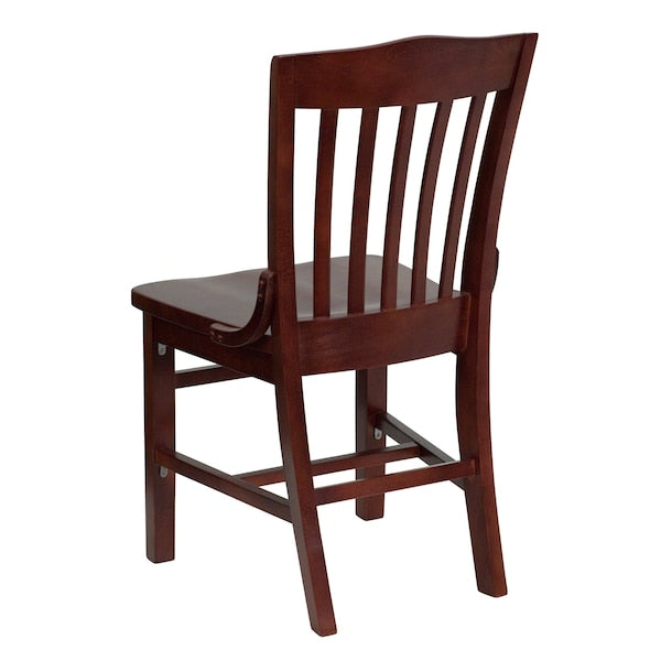 Dining Chair, School House Back, Mah Wood