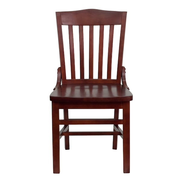 Dining Chair, School House Back, Mah Wood