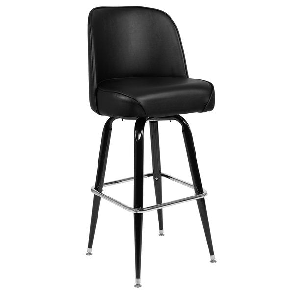 Metal Barstool w/Swivel Bucket Seat
