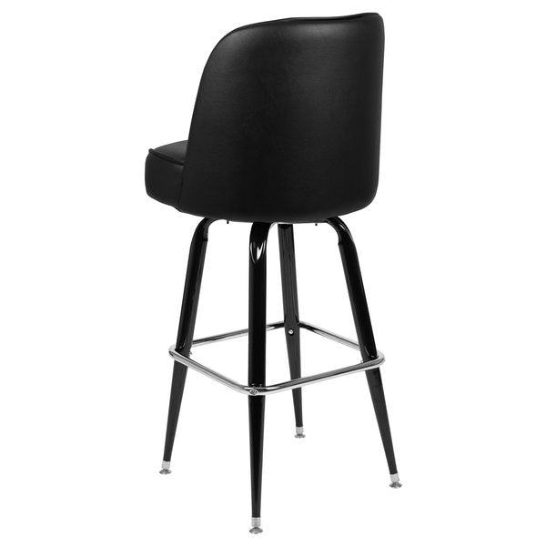 Metal Barstool w/Swivel Bucket Seat