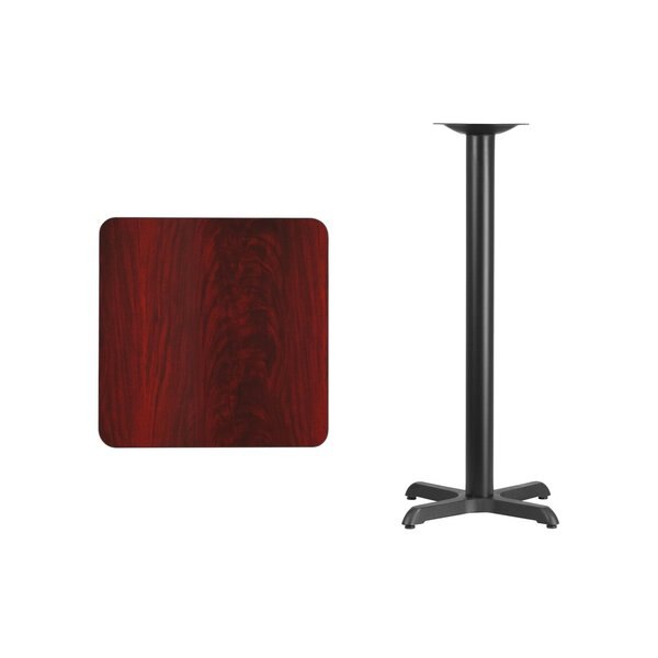 Square Laminate Table, 24