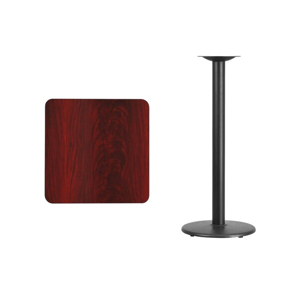 Square Laminate Table, 24