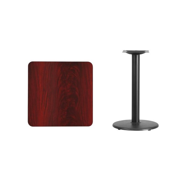Square Laminate Table, 24