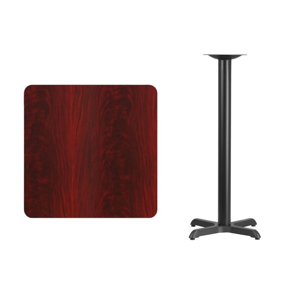 Square Laminate Table, 30