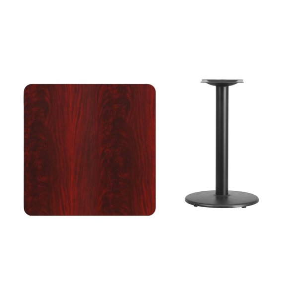 Square Laminate Table, 30