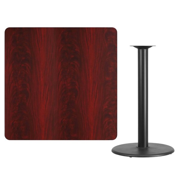 Square Laminate Table, 42