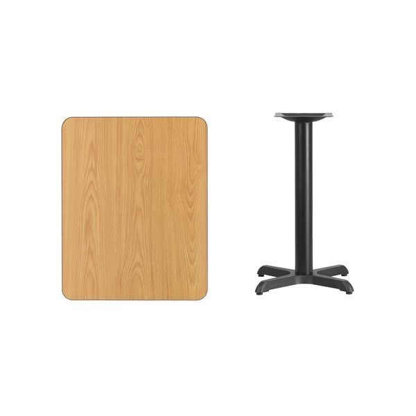 Rectangle Natural Laminate Table, 24