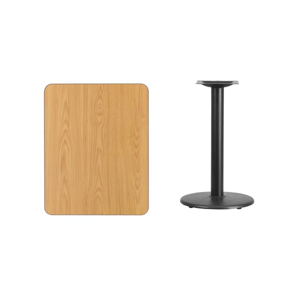 Rectangle Natural Laminate Table, 24