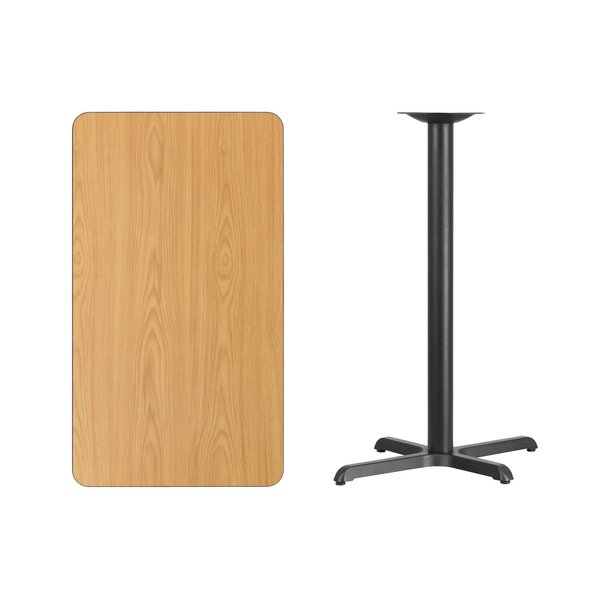 Rectangle Natural Laminate Table, 24