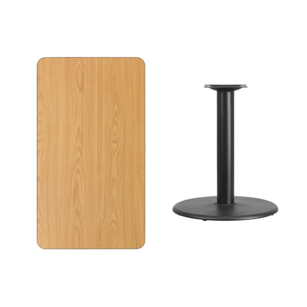 Rectangle Natural Laminate Table, 24