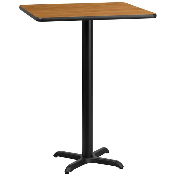 Square Natural Laminate Table, 30