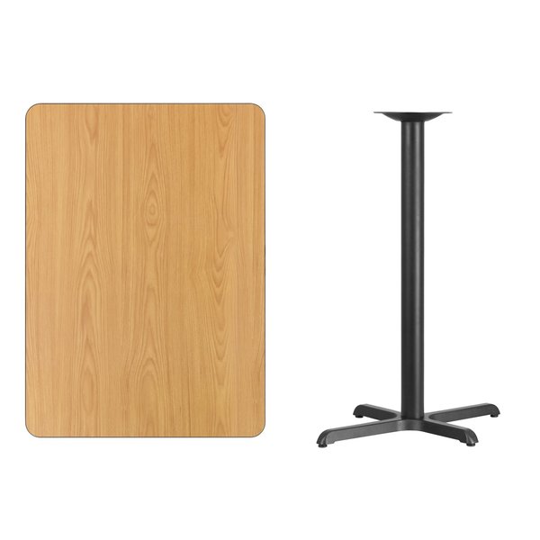 Rectangle Natural Laminate Table, 30