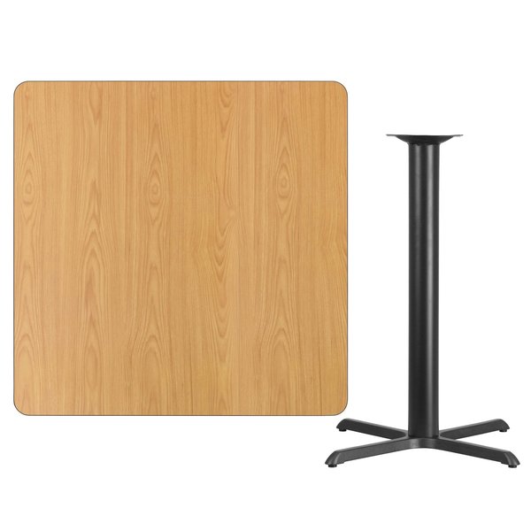Square Natural Laminate Table, 42