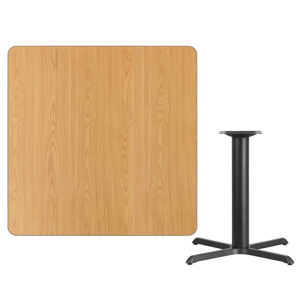 Square Natural Laminate Table, 42
