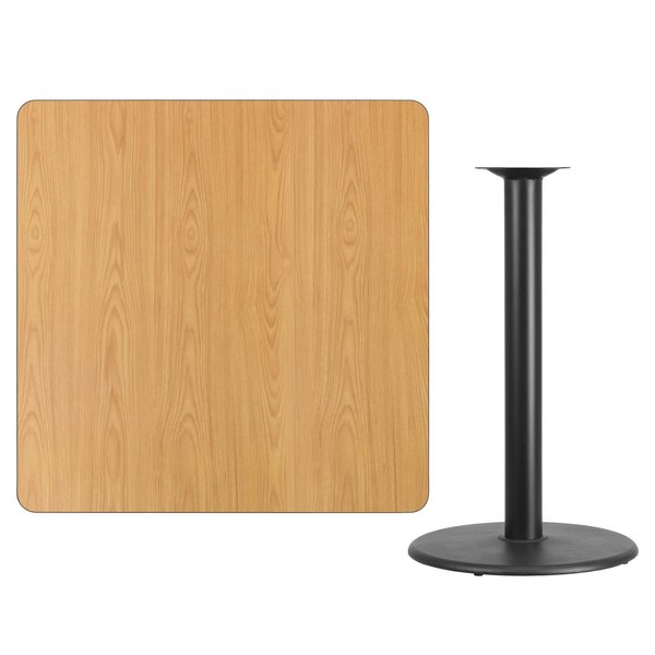 Square Natural Laminate Table, 42
