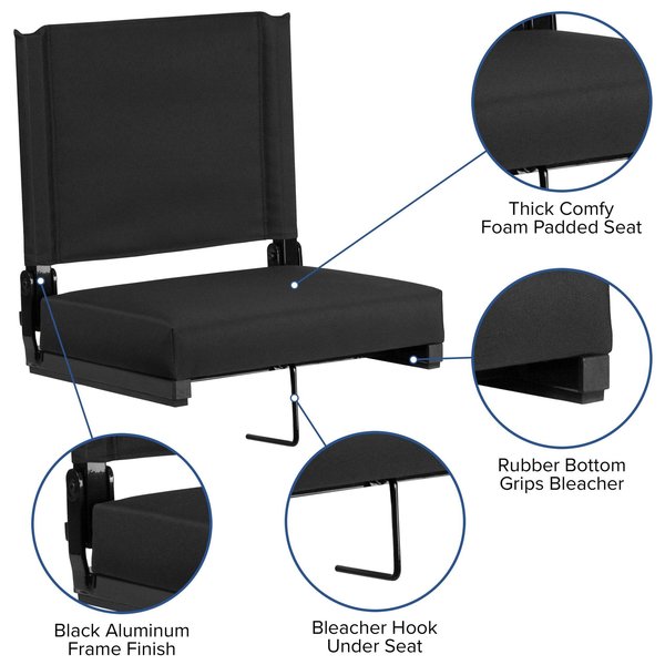 Stadium Chair, Black