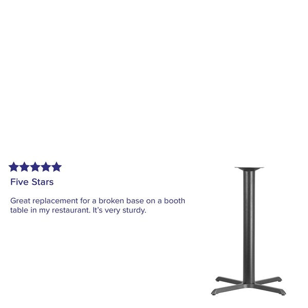 Restaurant Table X-Base with 4