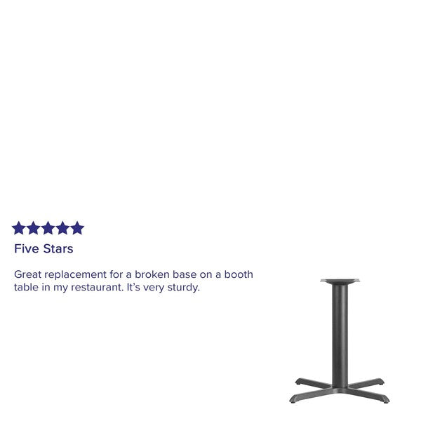 Restaurant Table X-Base with 4