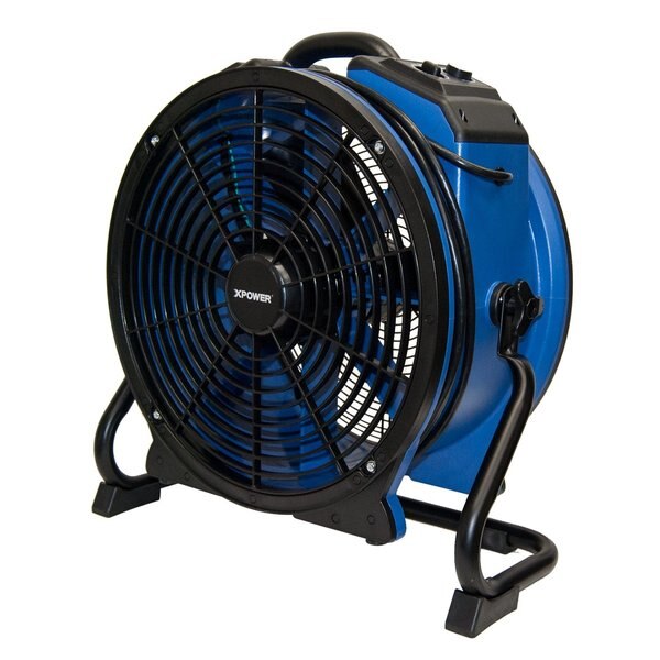 High Temp Axial Fan, Timer, Power Outlets, 115, 9.8 W.