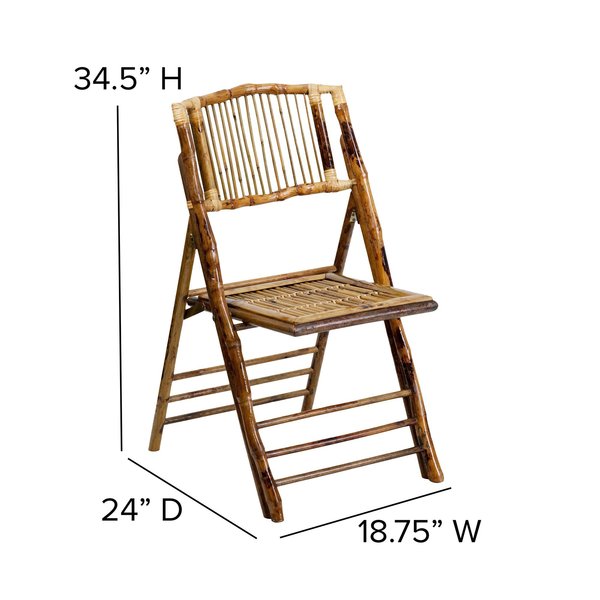 Folding Chair, Bamboo