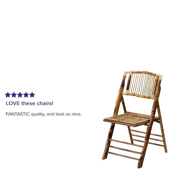 Folding Chair, Bamboo