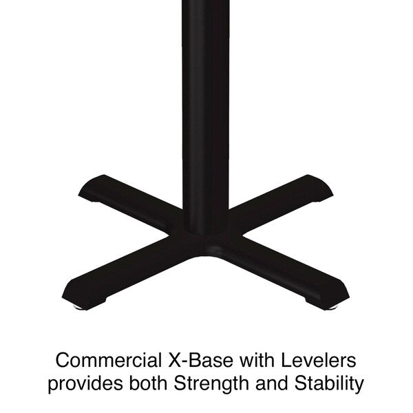 Round CafÃ© Bistro and Breakroom Pedestal Table, 29