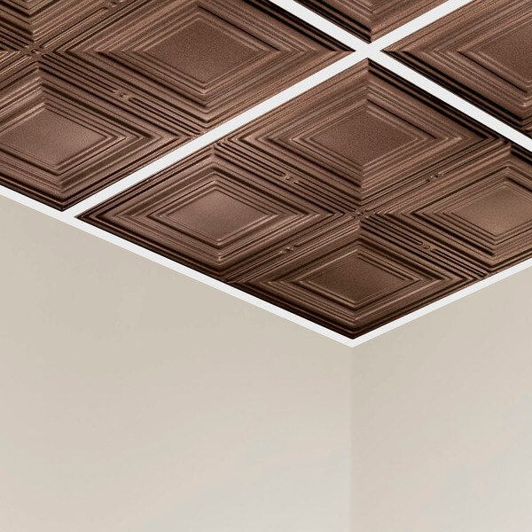 Syracuse Ceiling Tile, 24 in W x 24 in L, 5 PK