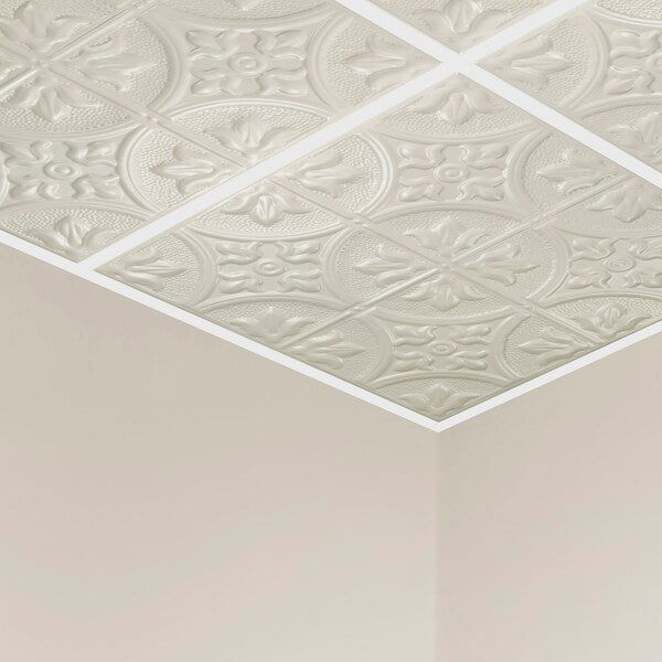 Jamestown Ceiling Tile, 24 in W x 24 in L, 5 PK
