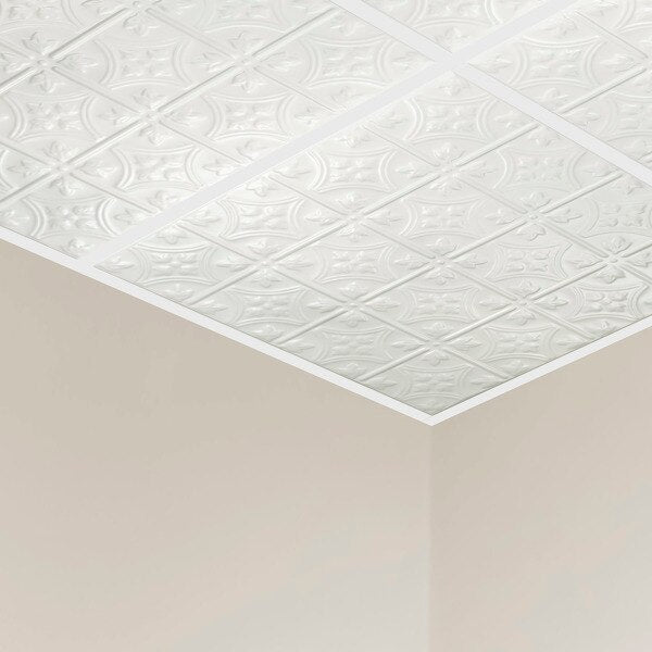 Hamilton Ceiling Tile, 24 in W x 24 in L, 5 PK