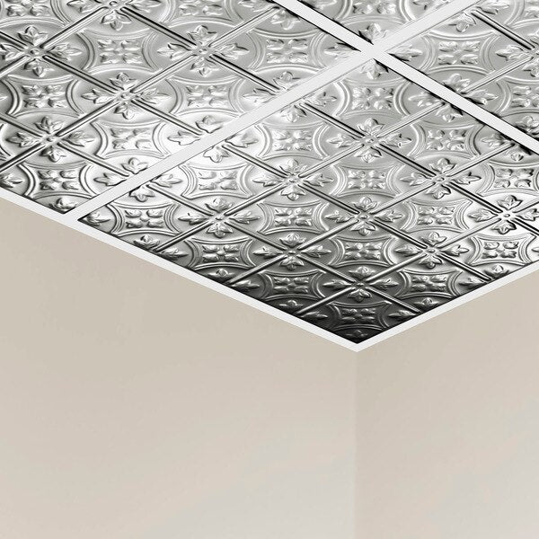 Hamilton Ceiling Tile, 24 in W x 24 in L, 5 PK